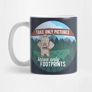 Leave Only Footprints Mug